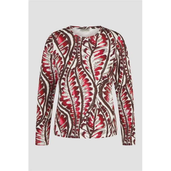 Barbara Lebek shirt 15882062 Bordeaux print Barbara Lebek shirt 15882062 Bordeaux print